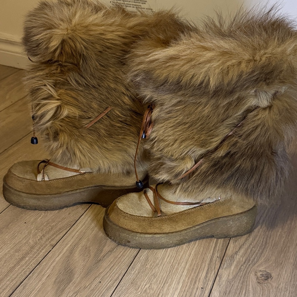 Vintage Pajar  Fur Seal Skin Winter Boots